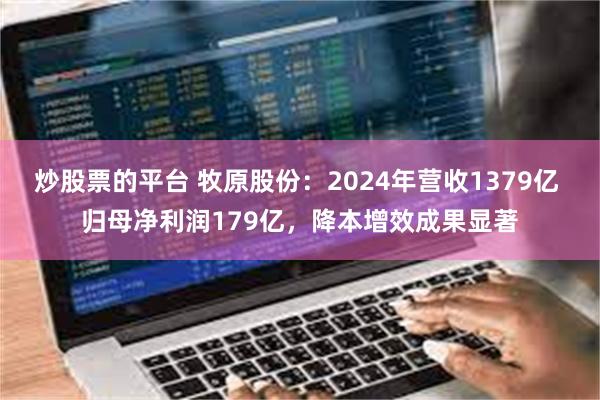 炒股票的平台 牧原股份：2024年营收1379亿 归母净利润179亿，降本增效成果显著
