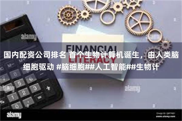国内配资公司排名 首个生物计算机诞生，由人类脑细胞驱动 #脑细胞##人工智能##生物计
