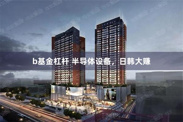 b基金杠杆 半导体设备，日韩大赚