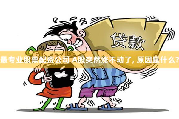 最专业股票配资公司 A股突然涨不动了, 原因是什么?
