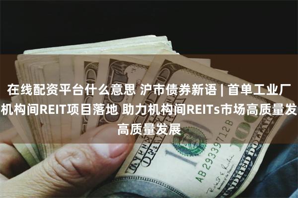 在线配资平台什么意思 沪市债券新语 | 首单工业厂房机构间REIT项目落地 助力机构间REITs市场高质量发展